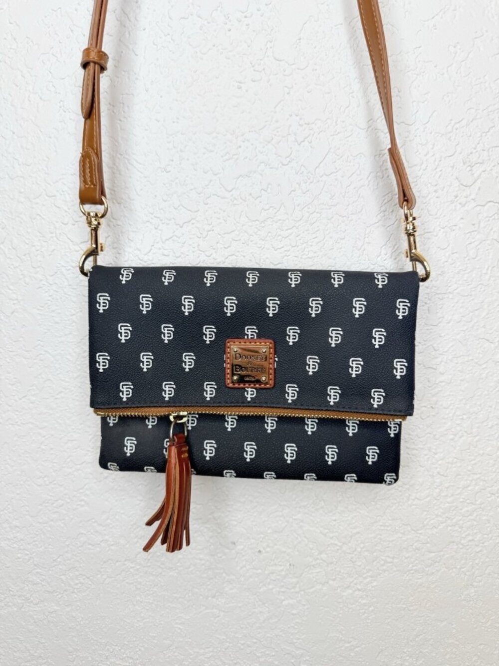 San Francisco Giants Baseball Dooney & Bourke Crossbody Purse Small Fold Over